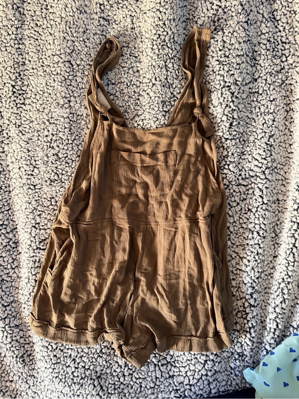 LUCY LOVE brown gauze Romper women’s L